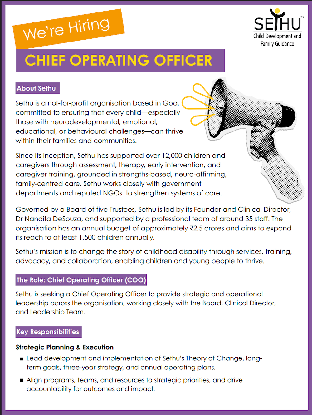 A new opportunity as CEO at Sethu - Page 1